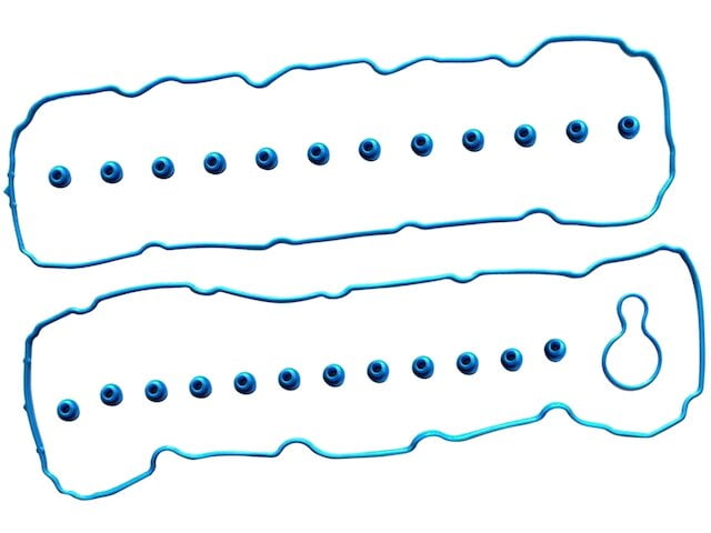 Valve Cover Gasket Set - Compatible with 2000 - 2003 Dodge Dakota 4.7L V8 VIN N (without Hi-Output) 2001 2002