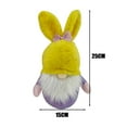 thumbnail image 5 of Xihbxyly Gnomo de Conejo de Pascua, Adorable Gorro Rojo a Cuadros, Decoración Navideña de Primavera, Perfecto para Estanterías y Mesas Del Hogar, Regalo Festivo, Diseño de Muñeca Sin Rostro, 1 Pieza,, 5 of 5