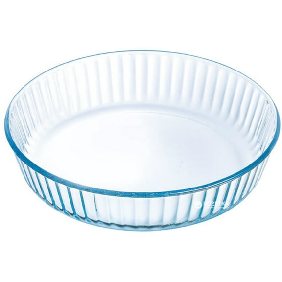 Simax Glassware 8593419415562 Simax Fluted Baking Dish 2,1, one size, clear