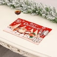 thumbnail image 3 of Christmas Placemats Set of 4,11x17 Inch Winter Table Mats for Dining Table Outdoor Home Party Kitchen Dining Decor Rustic Vintage Thanksgiving Washable Table Mats, 3 of 6