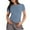 Navy-Z2, variant on YDKZYMD Womens Crop Tops Crew Neck Slim Fitted Y2k Tight Shirt Teen Girls Short Sleeve Layering Cute Basic Tee Trendy Going Out Juniors Tops Blue XL