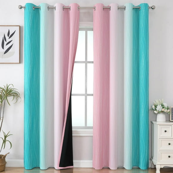 Cortina Estelar Textiler Ombre Blackout Thermal 132 x 244 cm