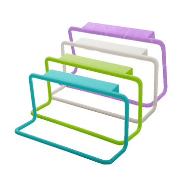 ACDANC 4Pcs Kitchen Towel Holder,No-Drill Installation Towel Organizer,Wall-Friendly Bathroom Towel Holder