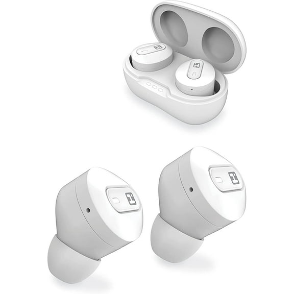 XT-27 Bluetooth Rechargeable Earphones with Microphone and Touch Control White (BE-212-WT)