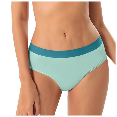 VMESZQFG Womens Panties Plus Size Work Dresses for Women Cotton Womens Panties Teens Cute Multicolor Leak Proof Panties Underwear Women Pack Bikini
