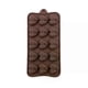 thumbnail image 4 of New Heart Chocolate Moulds 15/8 Cavity Shape Silicone Wedding Candy Baking Molds Cupcake Decorations Cake Mold 3D DIY, 4 of 5
