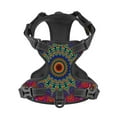 thumbnail image 4 of XMXY No Pull Dog Harness, Kaleidoscope Mandala Pattern Adjustable Reflective Pet Harness with Oxford Vest, Medium Size, 4 of 9