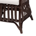thumbnail image 6 of bali & pari Brooklyn Bohemian Very Dark Brown Rattan Arm Chair, 6 of 6