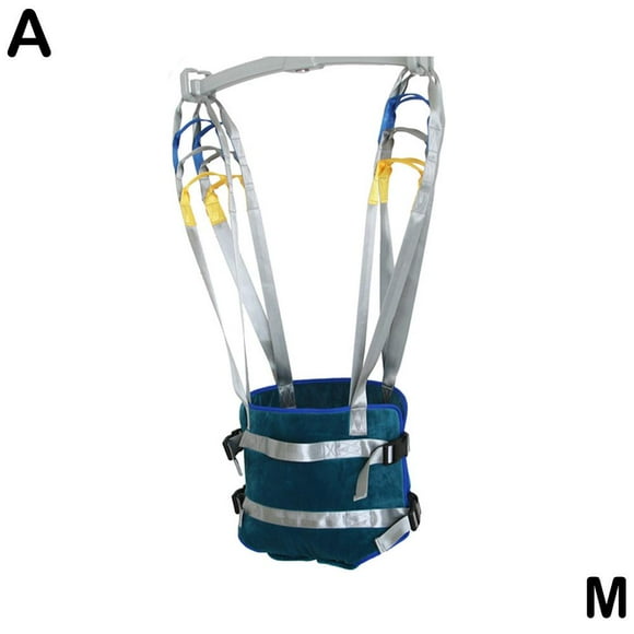 Patient Full Body Lift Sling Assistant for Walking, Standing & Transfer, Adjustable Waist Range, Medical Mobility Aid, Padded Support for Seniors & Disabled