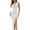#309-White, variant on Taylonsss Womens V Neck Slim Fit Backless Slit Sleeveless Dress Stylish Party Evening Outfit