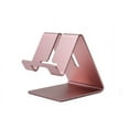 thumbnail image 3 of Universal Cell Phone Tablet Desktop Stand Desk Holder Mount Cradle Aluminium Rose Gold, 3 of 7