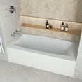 thumbnail image 3 of Streamline NAL-5500-WH 60 in. x 30 in. Acrylic Right-Hand Drain Alcove Bathtub in Glossy White With External Drain in Glossy White, 3 of 10
