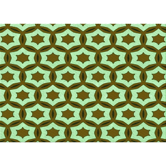 Ahgly Company Machine Washable Indoor Rectangle Transitional Dark Bronze Brown Area Rugs, 2' x 3'