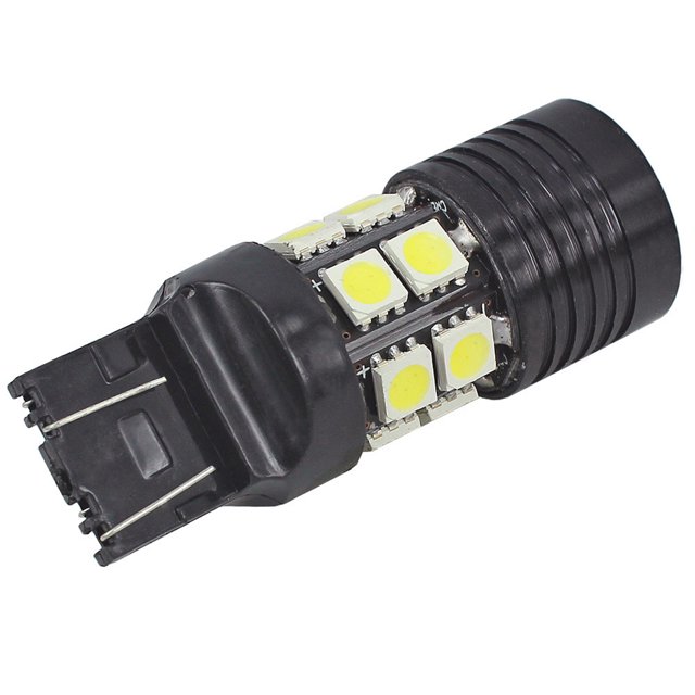 Riwesomey Luz de señal de giro de coche, lámpara de marcha atrás trasera de freno de alto brillo de aluminio, pieza de repuesto, accesorio de Bombillas para automóviles Tipo 2 Riwesomey VI018463-02