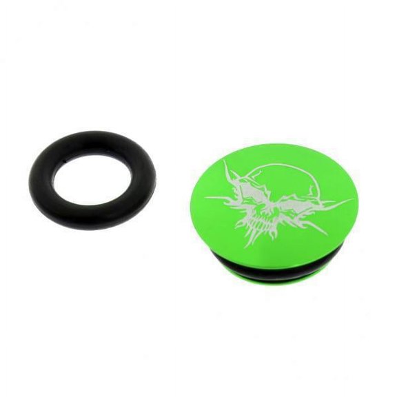 funtasica 2xAlloy Bike Crank Cap Cranksets Cover Fixing Bolt Dustproof Green , green, 3 Pcs