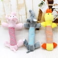 thumbnail image 3 of Juguete de peluche para perro, suave, para masticar, con chirrido, pato, elefante, interactivo, para cachorros de razas pequeñas, masticadores delicados., 3 of 8