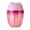 Pink, variant on MOPOOR Formula Dispenser On The Go, Formula Container to Go, Non-Spill Rotating Three-Compartment Formula Dispenser and Snack Storage Container for Infant Toddler Traveling