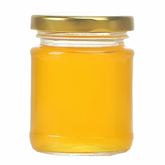 ACDANC Set of 5 Small Glass Jars with Lids - Airtight Seal,Transparent,Easy Storage,25ml to 120ml