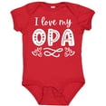 thumbnail image 3 of Inktastic I Love My Opa with Hearts Boys or Girls Baby Bodysuit, 3 of 5