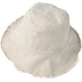 thumbnail image 2 of CoCopeaunts Women's Bucket Hat Cotton Frayed Brim Summer Fisherman Hat Ladies Thin Sun Shade Basin Hat Soft Casual All-Match, 2 of 8