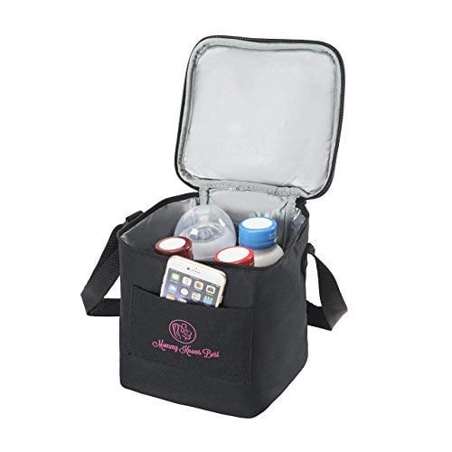 Mommy Knows Best Extra Tall Breast Milk Baby Bottle Cooler Bag For