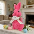 thumbnail image 5 of Creatine Bunny Rabbit Sculpture Statue For Garden Patio Easter Home Outdoor Ornament, 5 of 5
