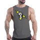 thumbnail image 3 of Camiseta sin mangas transpirable para hombre, ropa de moda para ocio, verano, Y2k, Fnaf, gimnasio, exterior, baloncesto, estampado, deporte, secado rápido, 3 of 5