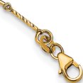 thumbnail image 3 of 14K Yellow Gold Jbsp's Polished D/C Necklace (17.5 X 1) Made In Italy lf1470-17.5, 3 of 5