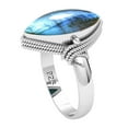 thumbnail image 2 of 925 Sterling Silver Women Jewelry Natural Labradorite Ring, 2 of 10