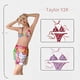 thumbnail image 2 of Sanrio-Bikini de Hello Kitty con dibujos animados de Anime Y2K, traje de baño Sexy para chicas picantes, conjunto de ropa interior con tirantes de copa triangular y cuello colgante a la moda, 2 of 4