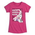 thumbnail image 3 of Frozen 2 - Smile Sparkle Shine - Toddler And Youth Girls Short Sleeve Graphic T-Shirt, 3 of 5