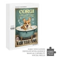 thumbnail image 6 of 1000 pcs Puzzle – Corgi Wash Your Paws Funny Dog Wooden Jigsaw for Adults – Stress Relief Hobby & Decorative Wall Art Gift, 6 of 8