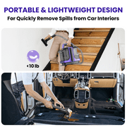 INSE Portable Spot Stain Cleaner for Upholstery and Carpet, Includes 8.5oz Deep Clean Pro Formula, C7