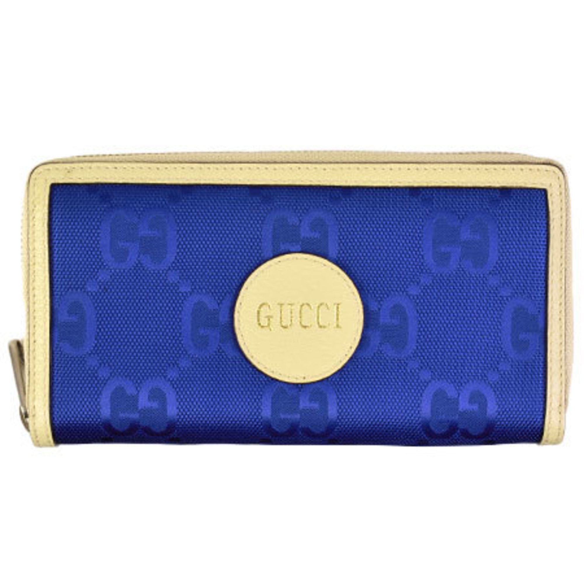GUCCI Long Wallet Canvas Blue Black Gucci Off the Grid 625576