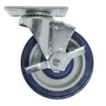 thumbnail image 3 of HUBERT® Blue Polyurethane Swivel Plate Caster - 5"Dia, 3 of 3