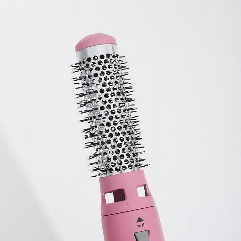 5-in-1 Electric Hair Dryer Brush - Negative Ionic Hair Styler with  Detachable Brush Heads - Blow Dryer Brush for Straightening and Automatic  Curling Styling, Color: WhiteGold 