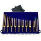 thumbnail image 2 of Juego de 9 diapasones de aleación de aluminio dorado, accesorios para instrumentos musicales, 2 of 6