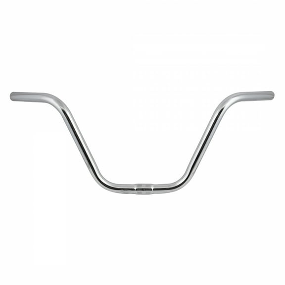 Wald 870 Hi-Rise Steel Handlebar: 24" Wide, 9" Rise, 1" Clamp, Chrome