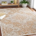 thumbnail image 2 of SAFAVIEH Trace Mia Medallion Area Rug, Gold/Ivory, 6' x 6' Square, 2 of 8