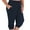 D1-Navy Blue, variant on SHOWMALL Womens Plus Size Joggers Pants Casual Active Capri Sweatpants with Drawstring Pockets Burgundy 3X
