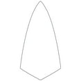 thumbnail image 3 of W.Rose RO110-11 1/2K 11-1/2" Philadelphia Brick Trowel with Cork Handle, 3 of 3