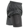 thumbnail image 4 of Men's Fanatics  Gray Vegas Golden Knights Authentic Pro Tech Shorts, 4 of 4