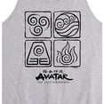thumbnail image 2 of Avatar - The Last Airbender - Four Elements - Men's Jersey Tank Top, 2 of 4