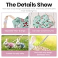thumbnail image 4 of Shadoumai Adorable Rabbit Harness and Leash Set with Cute Prints, Soft Bunny Vest Harness for Outdoor Walking, Waterproof Rabbit Clothes for Puppy Kitten Ferret Small Animals, 4 of 6