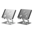 thumbnail image 1 of serony Tablet Holder Solid Color Replacement Nonslip Universal Heats Dissipation 360 Degree Foldable Aluminium Alloy Bracket Silver, 1 of 9