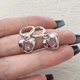 thumbnail image 1 of Y2K Bowknot Zircon Stud pendientes para mujer, moda coreana, Color plateado, cristal rosa, personalidad, pendiente, chica, fiesta, joyería, regalos, 1 of 4