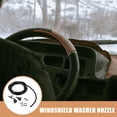 thumbnail image 4 of HOOWIFFY 2Pcs Black Automotive Windshield Sprayer Hose Set Flexible Rubber Tubing, 4 of 8