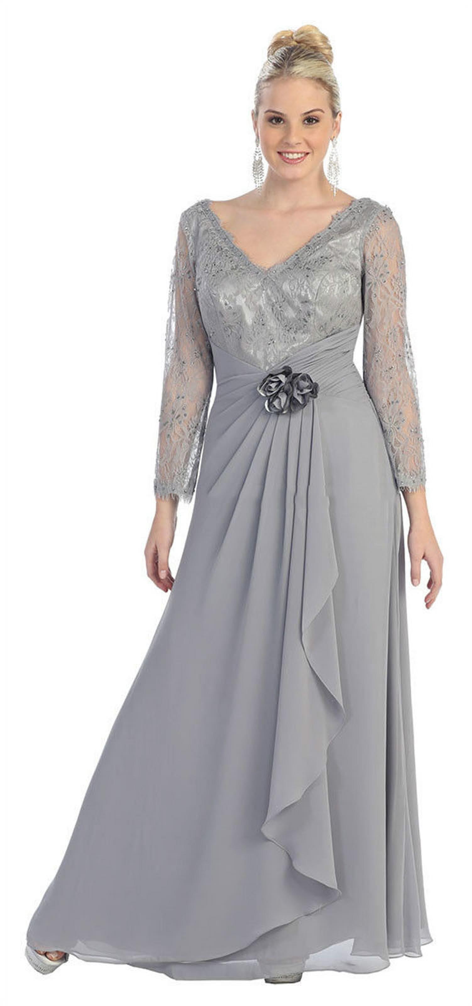 long sleeve dress mother of the bride