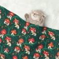 thumbnail image 2 of Yiaed Mushroom House Print Dog Blankets-Cat Blanket Washable for Couch Protection,Puppy Blanket, Soft Plush Reversible Throw Furniture Protector-Medium, 2 of 8