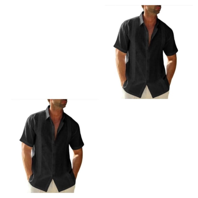 Sonducket Camisa con botones para hombre de estilo informal para viajar, senderismo, verano, playa, caminar, diseño Simple, Tops, ropa de Type9 NO9